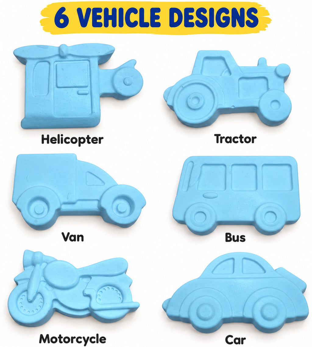 Painted vehicle figures