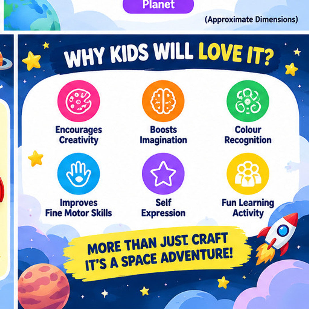 Kid painting space moulds